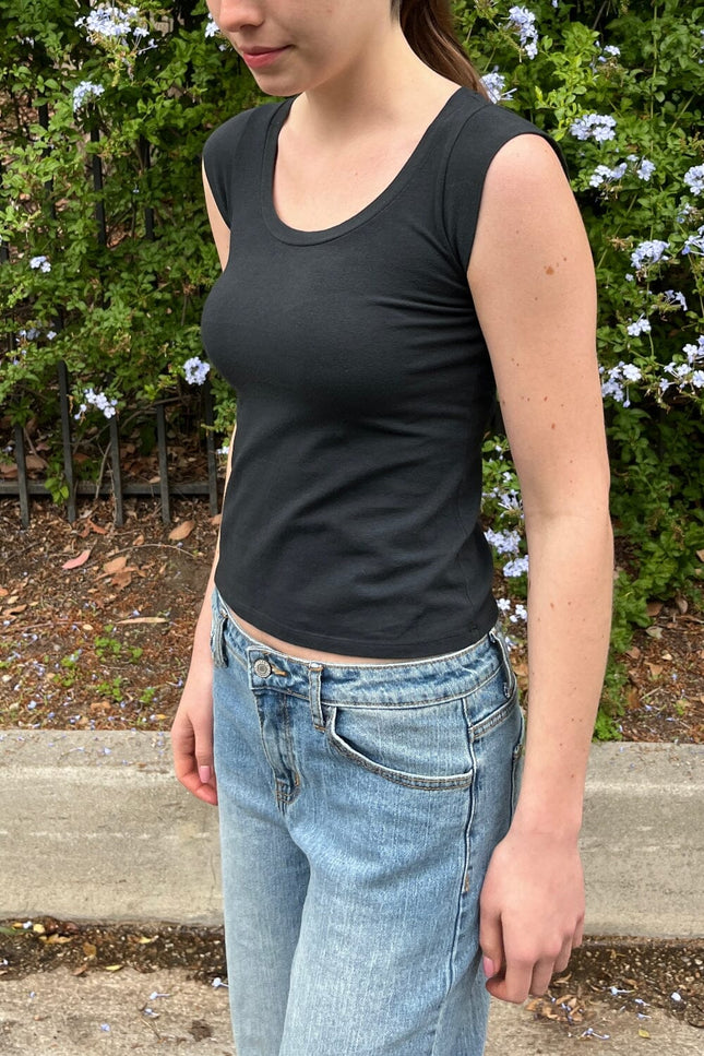 Zelly Basic Top - Mocha