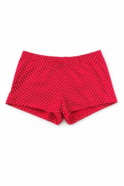 Polka Dot Boxer Underwear - Red with White Polka Dots
