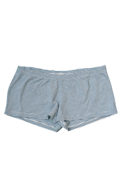 Striped Boxer Underwear - White And Light Blue Stripes