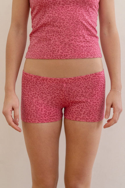 Leopard Boxer Underwear - Hot Pink Leopard