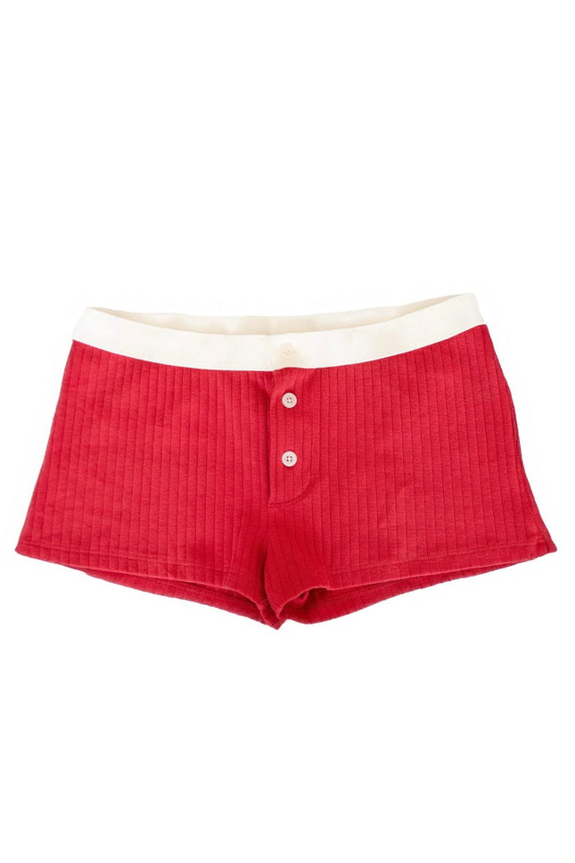 Boy Short Thick Ribbed Underwear