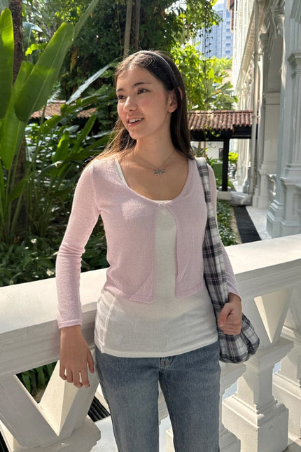 Greta Top - Pastel Pink