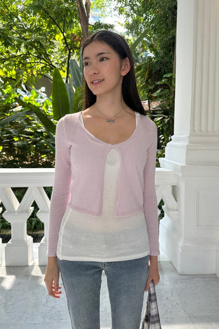 Greta Top - Pastel Pink